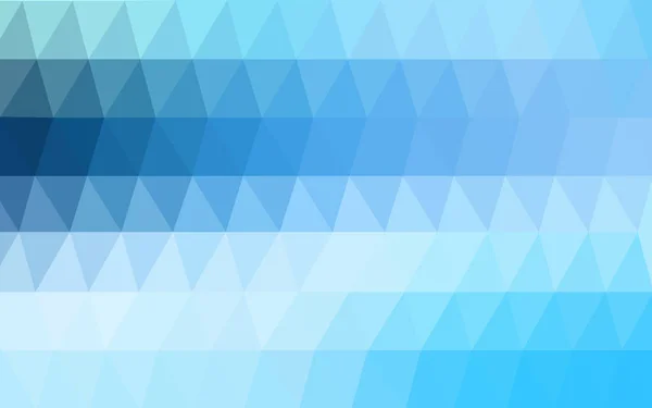 Ljus blå vektor abstrakt mosaik bakgrund. — Stock vektor