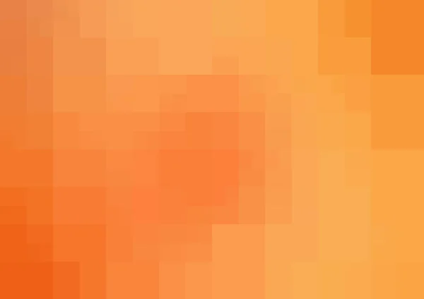 Fond mosaïque rectangle vectoriel orange clair avec des transparences dans le style origami . — Image vectorielle