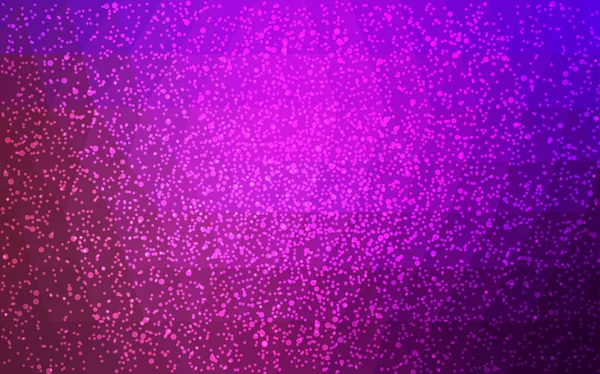 Fond de polygone de Noël vecteur violet clair avec flocons de neige . — Image vectorielle