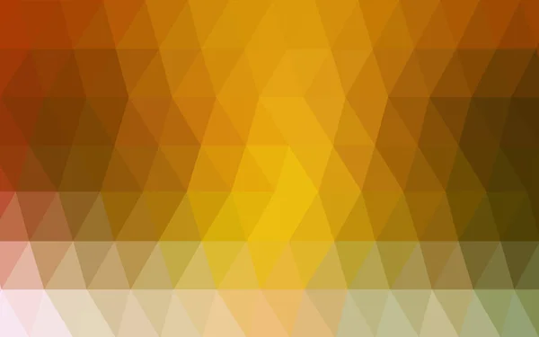 ライト グリーン、黄色ベクトル透明折り紙スタイルの三角形モザイクの背景. — ストックベクタ