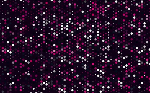 Σκούρο ροζ διάνυσμα banner σύνολο κύκλων, σφαίρες. — Διανυσματικό Αρχείο
