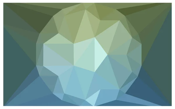 Light Blue, Green vector Beautiful Geometric Gemstone background with a large diamond in center. — Stock Vector