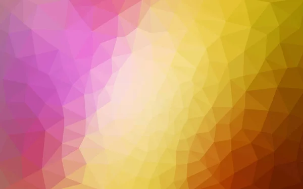 光の多色はベクトル多角形の抽象的な背景です。多角形の幾何学的な三角形. — ストックベクタ