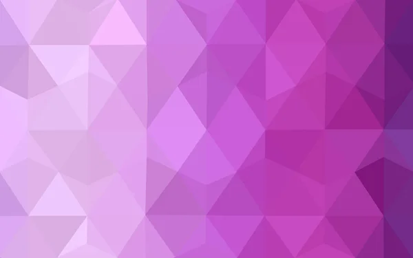 Luz púrpura, vector rosa polígono fondo abstracto. Triángulo geométrico poligonal . — Archivo Imágenes Vectoriales