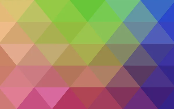 Licht mehrfarbigen Vektor abstrakten Mosaik Hintergrund. — Stockvektor