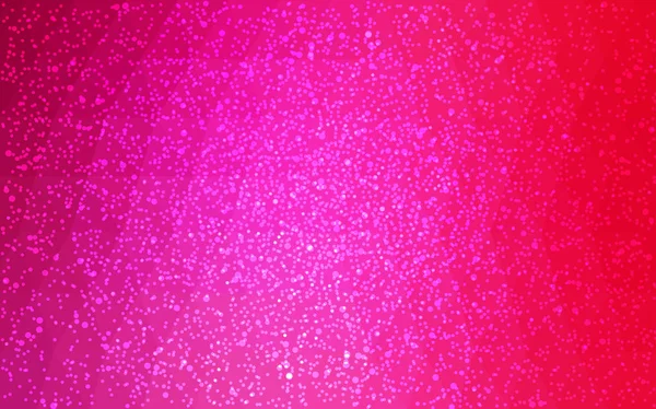 Світло-рожевий векторний новий рік кришталевий фон зі сніжинками . — стоковий вектор