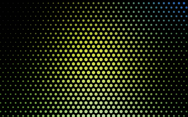 Hellgrünes, gelbes Vektorbanner-Set aus Kreisen, Kugeln. — Stockvektor