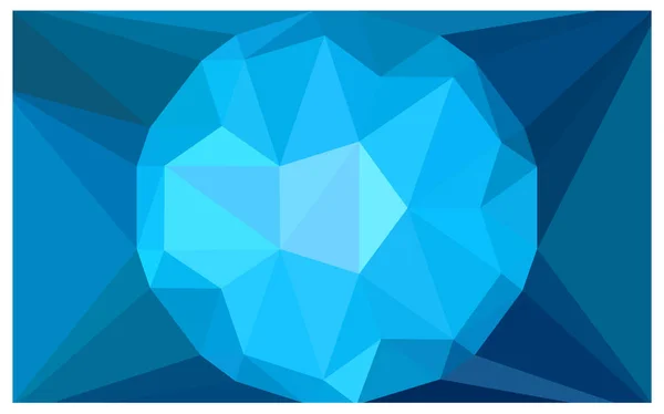 Koyu mavi vektör güzel arka plan büyük bir elmas ile.