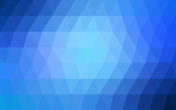 Luz Vector azul Polígono Fondo abstracto. Triángulo geométrico poligonal . — Vector de stock