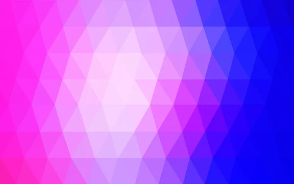 Rose Clair, Bleu vecteur Polygone Résumé Fond. Triangle géométrique polygonal . — Image vectorielle