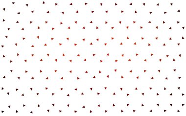 Beyaz arka plan üzerinde renkli üçgen oluşan koyu kırmızı vektör soyut desen.