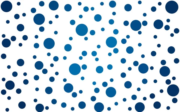 DARK BLUE vector pattern with colored spheres. — Stock Vector