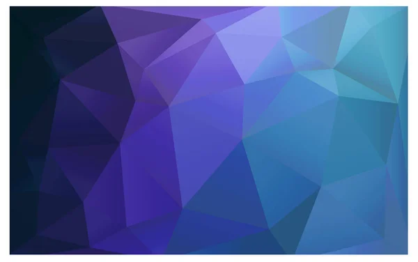 Dunkelrosa, blauer Vektor-Dreieck-Mosaik-Hintergrund mit Transparenten im Origami-Stil. — Stockvektor