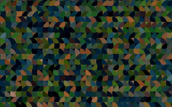 Koyu yeşil, kırmızı vektör soyut desen daireler ile.