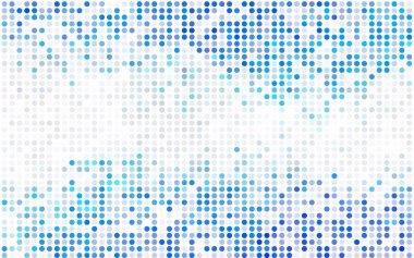 Koyu mavi vektör desen geometrik daire şekiller. 