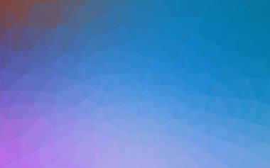 Açık Pembe, Mavi vektör soyut mozaik arkaplan.