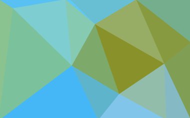 Açık Mavi, Yeşil vektör soyut mozaik arkaplan.