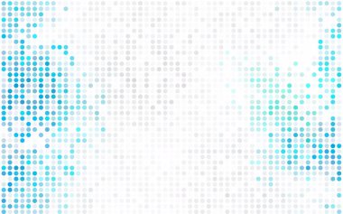 Daireler ile koyu yeşil vektör soyut desen.