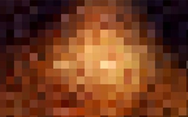 Asetat origami tarzı ile koyu turuncu vektör dikdörtgen mozaik arka plan.