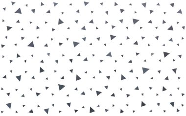 Işık gri vektör desen beyaz arka plan üzerinde renkli üçgen ile.