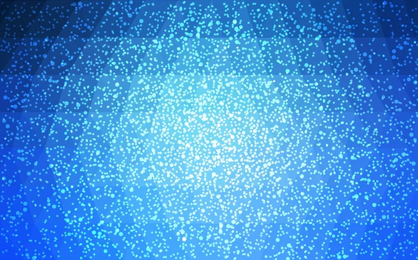 Світло BLUE векторний новий рік кришталевий фон зі сніжинками . — стоковий вектор