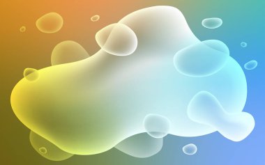 Açık mavi, çizgiler, oval şablonuyla vektör yeşil. Glitter soyut illüstrasyon alaycı hatları ile. Marka kitap için zarif desen.