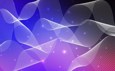 Koyu pembe, mavi düzeni festival konfeti ile vektör. Glitter soyut illüstrasyon renkli konfeti, kurdeleler ile. Desen-ebilmek var olmak kullanılmış için yeni yıl reklam, kitapçıklar.