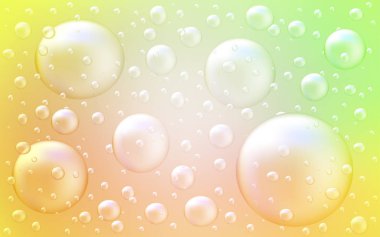 Açık Yeşil, diskleri olan sarı vektör dokusu.