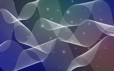 Açık mavi, kırmızı vektör doku doğum günü konfeti ile.