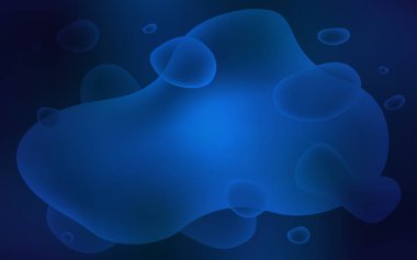 Kabarcık şekilli koyu mavi vektör deseni.