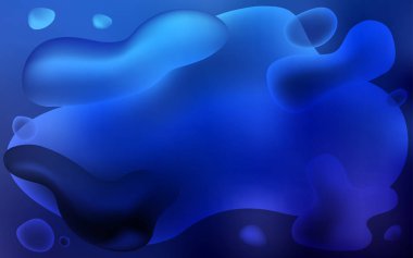 Bükülmüş çizgileri olan koyu mavi vektör şablonu.