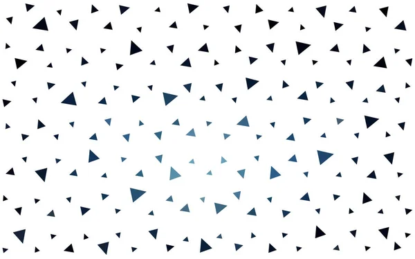 Hellblauer Vektor abstrakter geometrischer Hintergrund bestehend aus farbigen Dreiecken. — Stockvektor