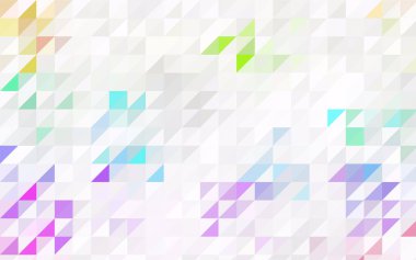 Beyaz arka plan üzerinde küçük üçgen ışık turuncu vektör. Üçgen soyut doku Illustration. Afiş, poster, kapak için desen tasarım.