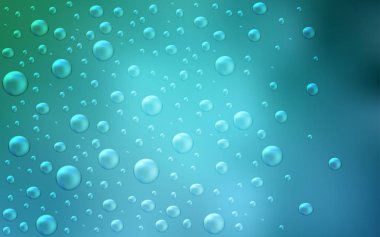 Hafif mavi vektör doku diskler ile. Kabarcıkları ile soyut tarzda bulanık dekoratif tasarım. Reklam, poster, afiş, Web sitenizin için yeni tasarım.