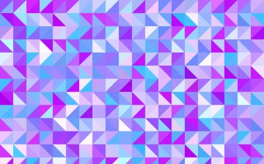 Pembe ışık, vektör düşük Poli desen mavi.