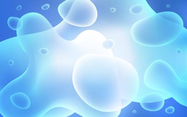 Çizgileri, ovalı hafif Mavili vektör deseni.