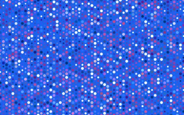 Açık mavi, kırmızı vektör desen geometrik daire şekiller. 