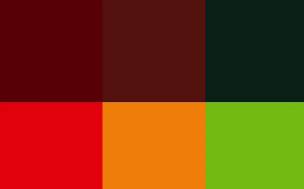 Tmavě zelená, červená vektorové pozadí s jasným paleta. — Stockový vektor