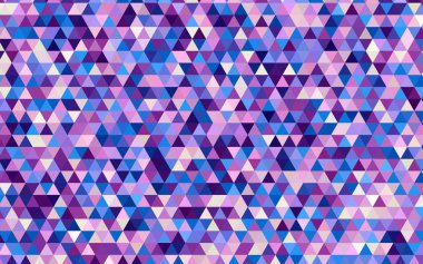 Açık Pembe, mavi vektör üçgen arkaplan.