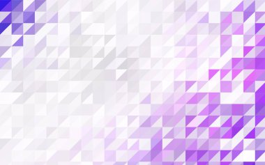 Işık yeşil vektör desen beyaz arka plan üzerinde renkli üçgen ile.