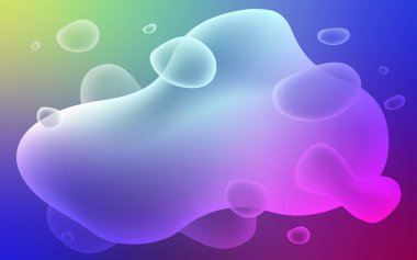 Işık çok renkli vektör arka plan ile bükülmüş şerit.