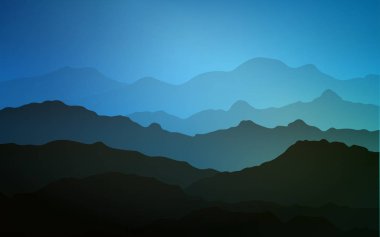 Lav şekilli koyu mavi vektör arkaplanı.