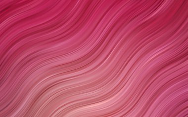 Hafif pembe, kırmızı vektör şablon kabarcık şekillerle.