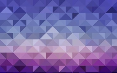 Pembe ışık, vektör düşük Poli desen mavi.