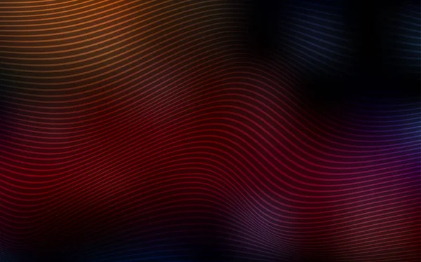 Modèle vectoriel rouge foncé avec lignes courbes. — Image vectorielle