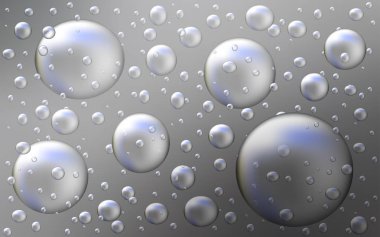 Küreli açık gri vektör deseni.