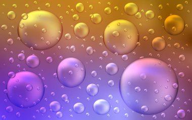 Açık Pembe, daireli sarı vektör şablonu.