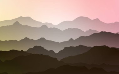 Bükülmüş kurdeleli Açık Turuncu vektör şablonu.