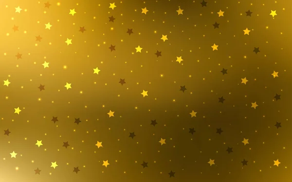 ダークオレンジベクトルテンプレート-空の星. — ストックベクタ