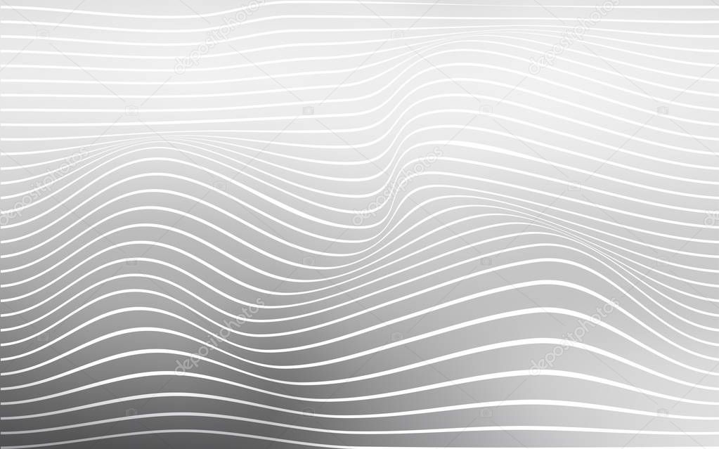 Light Gray vector template with shining lines.